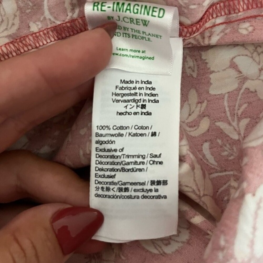 NWT J. Crew Smocked Halter Dress in Tossed Floral Print - Picture 7 of 7